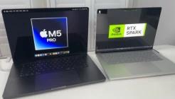 Surface Laptop Ultra vs. MacBook Pro M5 Pro: Battery and Gaming Performance compared against NVIDIA RTX Spark